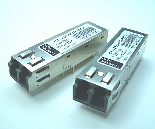 Coretek 1000BASE 1.25Gbps 850nm Fiber Channel SFP Transceiver CT-1250MSR-SB1L 